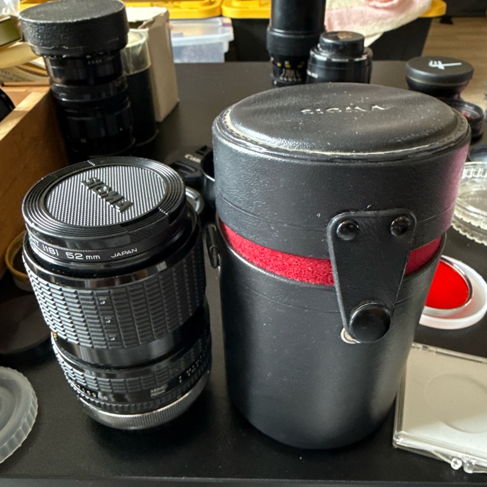 Sigma Beauty Black Camera Lens with Case